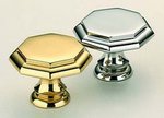 Omnia 9146/40 1-9/16 Inch Diameter Solid Brass Knob
