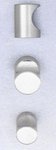 Omnia Ultima 9153/21 13/16 Inch Diameter Stainless Steel Knob