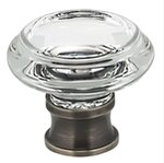 Omnia Prodigy 9566 1-5/16&quot; Glass Cabinet Knob
