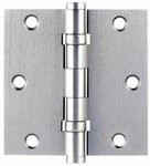 Emtek 96413 3-1/2 Inch x 3-1/2 Inch Ball Bearing Solid Brass Hinge with Square Corners (Sold in Pairs)