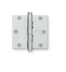 Omnia 985/35BTN 3-1/2 Inch x 3-1/2 Inch Mortise Hinge with Square Corners (Sold Each) product