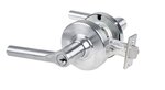Schlage ALX70P-BRW Broadway Classroom Keyed Entry Door Lever Set