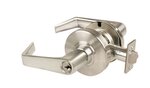 Schlage ALX80P-SAT Saturn Storeroom Keyed Entry Door Lever Set