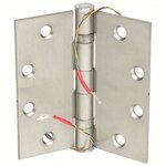 Hager BB12794124 ETW8 4-1/2" x 4" Full Mortise Standard Weight Ball Bearing 8 Wire Electric Hinge - * Not Returnable *