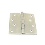 Hager BB1541 4" x 4" Square Corner Full Mortise Residential Weight Ball Bearing Hinge (Sold Each)