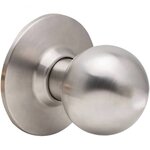 Dexter Commercial C2000SDUMB Single Dummy Grade 2 Ball Knob Non Clutching Cylindrical Lock
