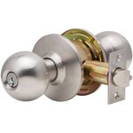 Dexter Commercial C2000STRMB KDC Storeroom Grade 2 Ball Knob Non Clutching Cylindrical Lock