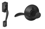 Schlage FE285 CAM/ACC Camelot Lower Handleset with Accent Lever for Left Handed Doors