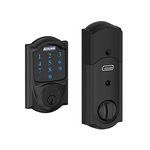 Schlage BE468ZP CAM Camelot Connect Electronic Touchscreen Deadbolt with Z-Wave Plus Technology