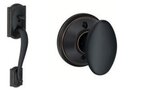 Schlage FE285 CAM/SIE Camelot Lower Handleset with Sienna Knob