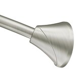 Moen CSR2172BN Adjustable Tension Curved Shower Rod from 57" to 60" Brushed Nickel Finish