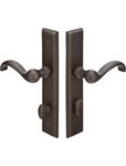 Emtek 1651 Sandcast Rectangular 11 Inch Keyed Multi Point Lock Trim