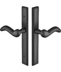 Emtek 1655 Sandcast Rectangular 11 Inch Dummy Pair Multi Point Lock Trim