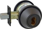 Dexter Commercial DB1000DCT SFIC Double Cylinder Grade 1 Deadbolt with Small Format IC Prep; Adjustable Backset; and 2-3/4