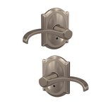 Schlage Custom FC172WIT/CAM Whitney Dummy Leverset with Camelot Decorative Rosette (2 Single Dummies)