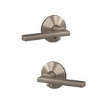 Schlage Custom FC21LAT/KIN Latitude Passage/Privacy Leverset with Kinsler Decorative Rosette