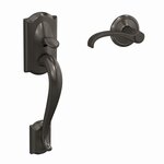 Schlage Custom FC285 CAM/WITxALD Camelot Lower Handleset with Whitney Lever & Alden Rosette
