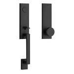 Baldwin FDSEAXCONCQE Reserve Seattle Full Dummy Handleset with Contemporary Knob and Contemporary Square Escutcheon