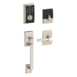Schlage FE375 CEN/BRW LH Century Touch Screen Handleset with Broadway Lever for Left Handed Doors
