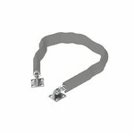 Hager 300D26D2512 25-1/2 Inch Chain Door Check Satin Chrome Finish