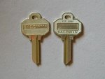 Baldwin 8335.152 5-Pin Key Blank for Estate and Reserve Collection