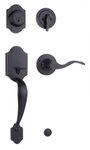 Weslock 2820 Parkside Premiere Essentials Collection Single Cylinder Handleset with New Haven Lever Left Hand
