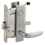 Schlage L9092PELEU 07L Electrically Unlocking or Locking Outside Cylinder and Outside Lever Mortise Lock with 07 Lever and L Escutcheon