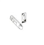 Omnia 107LPA34 2-3/4 Inch Backset Lever Strength Passage Latch for Stainless Steel Collection