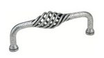 Emtek 76025 Wrought Steel Lafayette Fixed Cabinet Pull 3 Inch Center-to-Center