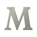 Deltana RL4M Solid Brass 4 Inch House Letter &quot;M&quot;