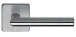 Omnia 12SSD Stainless Steel Single Dummy Lever with Square Rosette