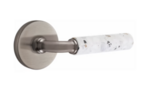 Emtek R-Bar Terrazzo 5209 Select Brass Privacy Leverset with Disk Rosette for Right Handed Doors product