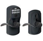 Schlage FE595 PLY/ACC Plymouth Keypad Flex-Lock Entry Leverset with Accent Lever