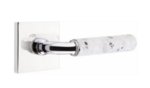 Emtek R-Bar Terrazzo 5050 Select Brass Full Dummy Leverset with Square Rosette product