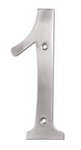 Deltana RN4-1U Solid Brass 4 Inch House Number "1"
