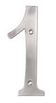Deltana RN6-1U Solid Brass 6 Inch House Number "1"