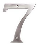 Deltana RN4-7U Solid Brass 4 Inch House Number &quot;7&quot;