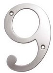 Deltana RN6-9U Solid Brass 6 Inch House Number "9"