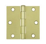 Deltana S33-R Residential 3 Inch x 3 Inch Steel Hinge with Square Corners