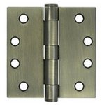 Deltana S44HD Heavy Duty 4 Inch x 4 Inch Steel Hinge with Square Corners (Sold in Pairs)