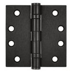 Deltana S44HDBB Heavy Duty Ball Bearing 4 Inch x 4 Inch Steel Hinge with Square Corners (Sold in Pairs)