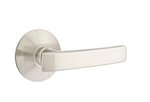 Emtek Geneva 5207 Privacy Leverset with Modern Rosette for Left Handed Doors