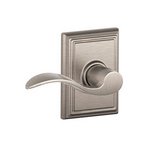 Schlage F10ACC/ADD Accent Passage Leverset with Addison Decorative Rosette