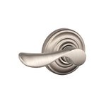 Schlage F170CHP/AND RH Champagne Single Dummy Right Handed Lever with Andover Decorative Rostte
