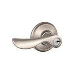 Schlage F51CHP Champagne Keyed Entry Leverset