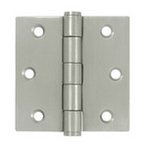 Deltana SS33 Standard 3 Inch x 3 Inch Stainless Steel Hinge with Square Corners (Sold in Pairs)