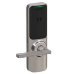 Schlage Electronic XE360MOFBSMP6LAT XE360 Series Wireless Mortise Lock Offline Push Button Function with Smart Mobile Reader and Latitude Lever
