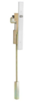 Ives FB3312MD 12 Inch Top Automatic Flush Bolt for Metal Doors with Auxiliary Fire Latch