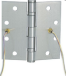 Ives 5BB1412TW4 4 Wire 4-1/2 Inch x 4-1/2 Inch Five Knuckle Ball Bearing Standard Weight Electric Hinge