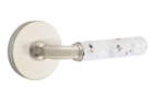 Emtek R-Bar Light Terrazzo 5059 Select Brass Full Dummy Leverset with Disk Rosette product